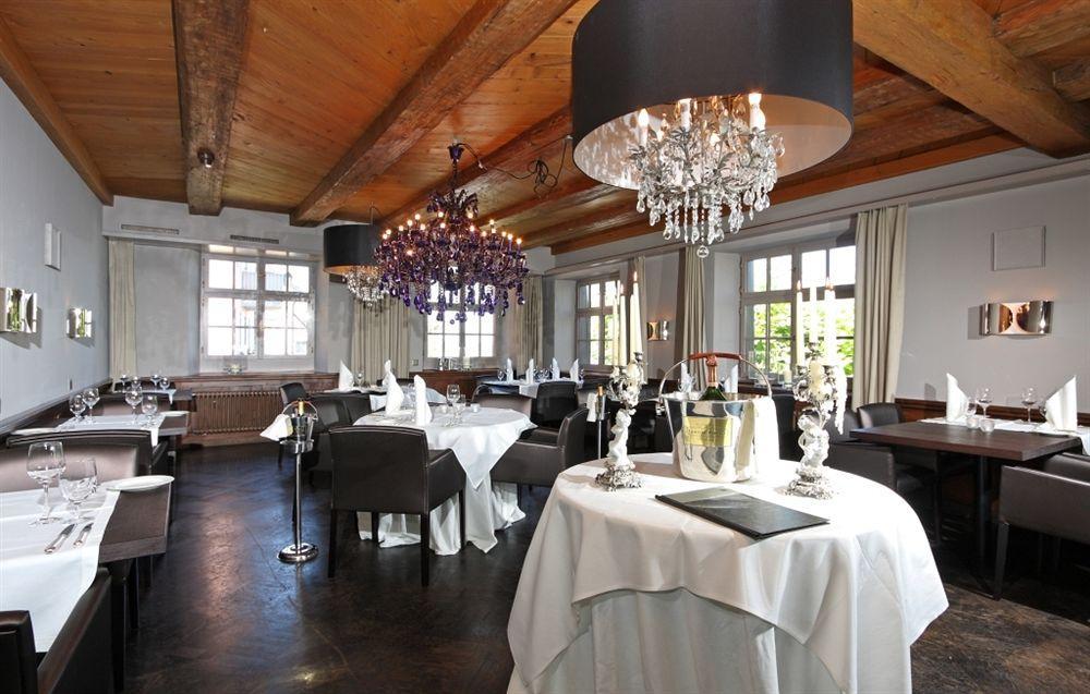 Gottlieber - Hotel Die Krone 哥特列本 餐厅 照片